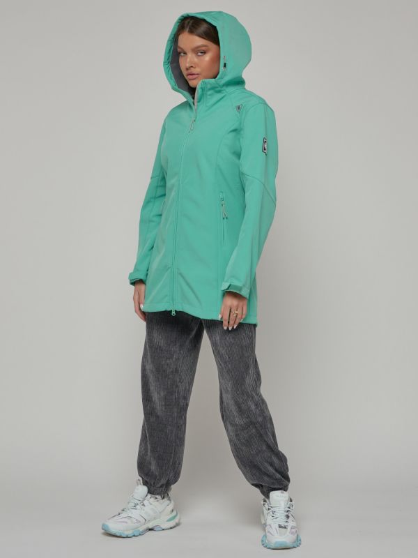 Women's windbreaker MTFORCE large size green 22335Z